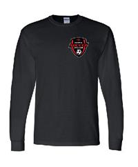 Gildan Long Sleeve 50/50 T-shirt- BLACK