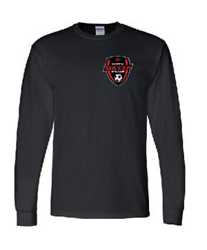 Gildan Long Sleeve 50/50 T-shirt- BLACK Image