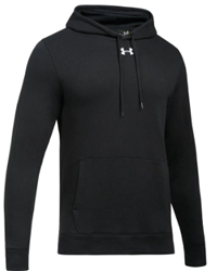 Under Armour Hustle Fleece Hoodie in Black