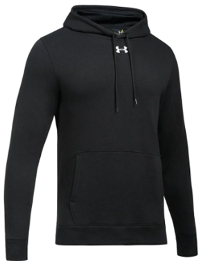 Under Armour Hustle Fleece Hoodie in Black Image