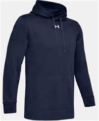 Under Armour Hustle Fleece Hoodie in Navy