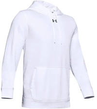 Under Armour Hustle Fleece Hoodie in White