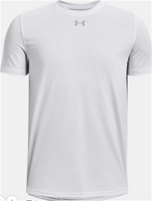 Under Armour Tech Tee in White Image