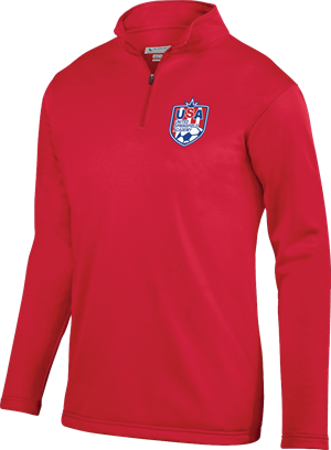 USA Augusta 1/4 Zip- Red Image
